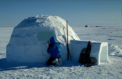 inupiat eskimo igloo