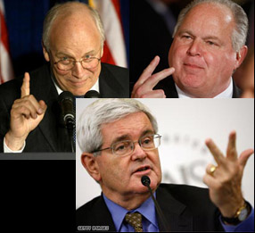 Rush Newt Cheney