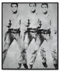 Andy Warhol painting of Elvis Brando