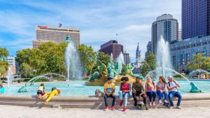 Swan Memorial Fountain Logan Square Philadelphia