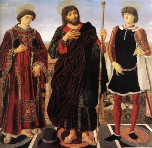 Altarpiece with Three Saints - Pollaiolo, Piero sm  